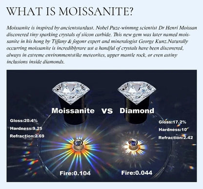 Luxury 18K white Solid Platinum PT950 certifid10*10 moissanite white cushion ring exquisite wedding ring precious jewelry