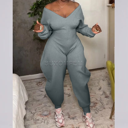 Fashion Outwear Female Club Bodysuits New Stylish Causal Jumpsuits Women's Set Long Sleeve Sets 2025 Ladies Streetwear Clothings