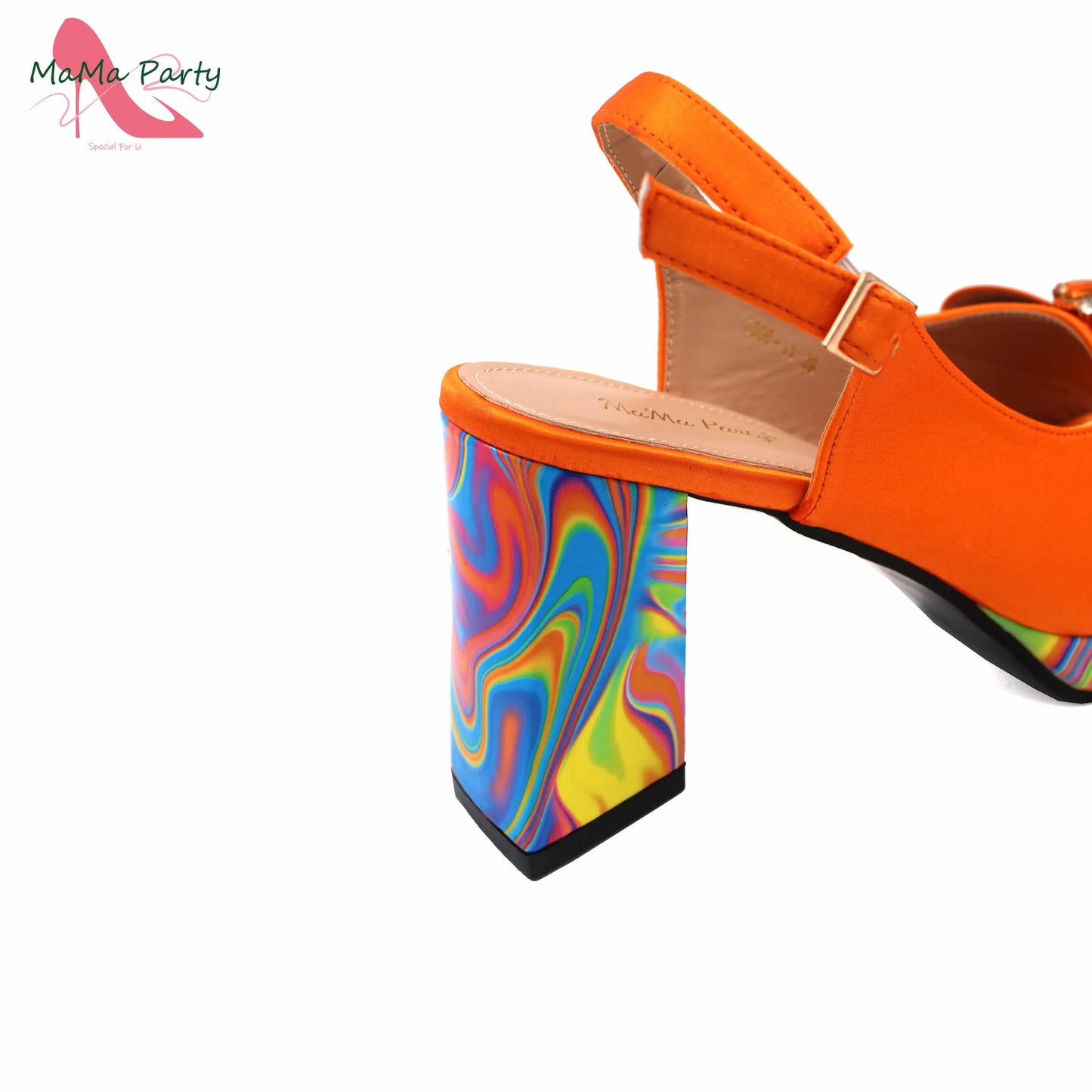 2024 New Design Italian Women Shoes and Bag to Match in Super High Heels in Yellow African Ladies Sandals for Wedding Party