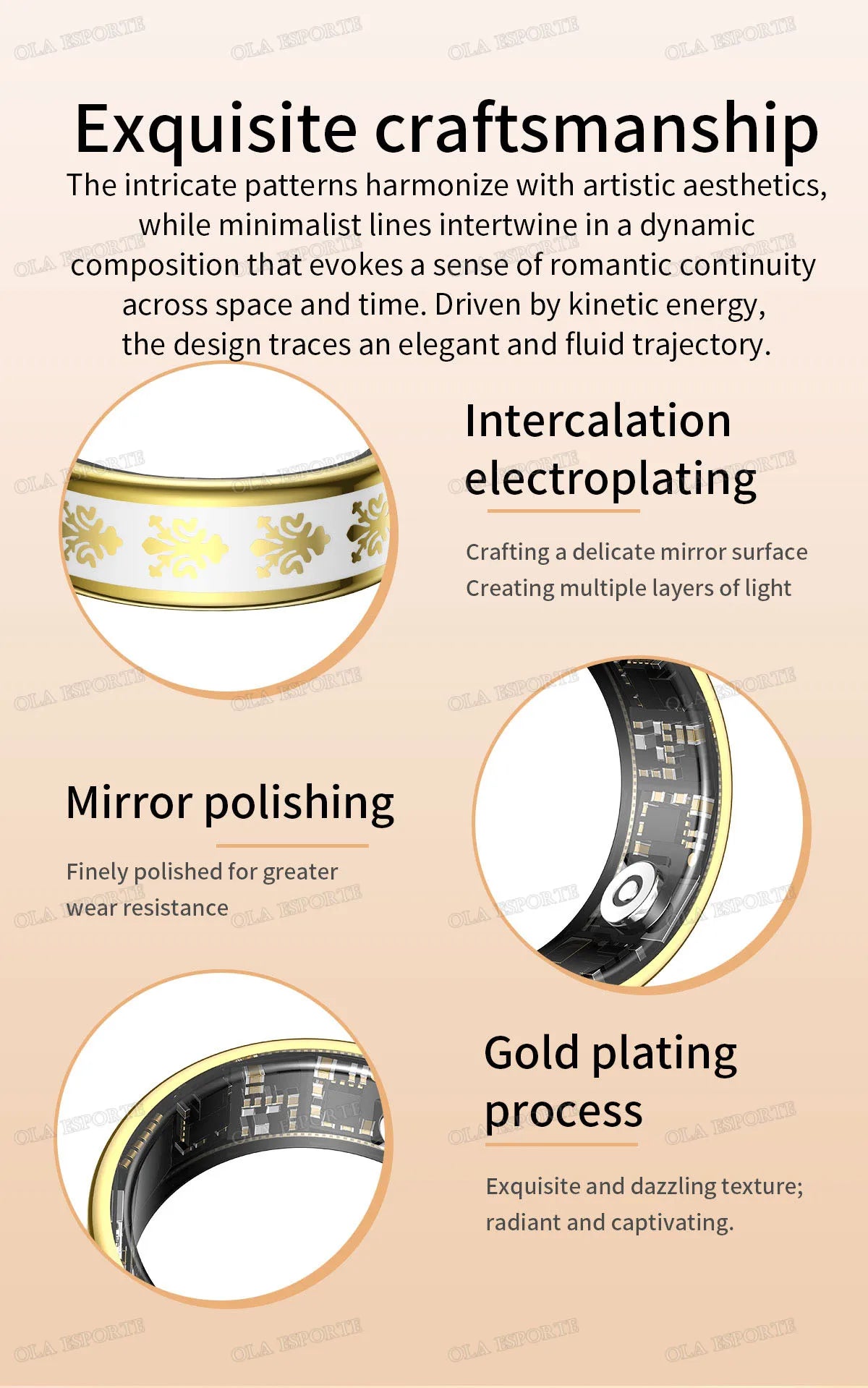 2026 Smart Ring Blood Oxygen Heart Rate Sleep Monitoring Smart Ring IP68 & 5ATM Waterproof Multi-sport Modes Smartring Man Women