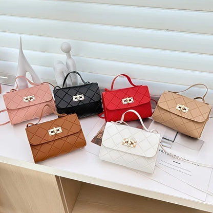 2025 Small Messenger Bag For Women Trend Lingge Embroidery Camera Female Shoulder Bag Fashion Chain Ladies Crossbody Bags Chic