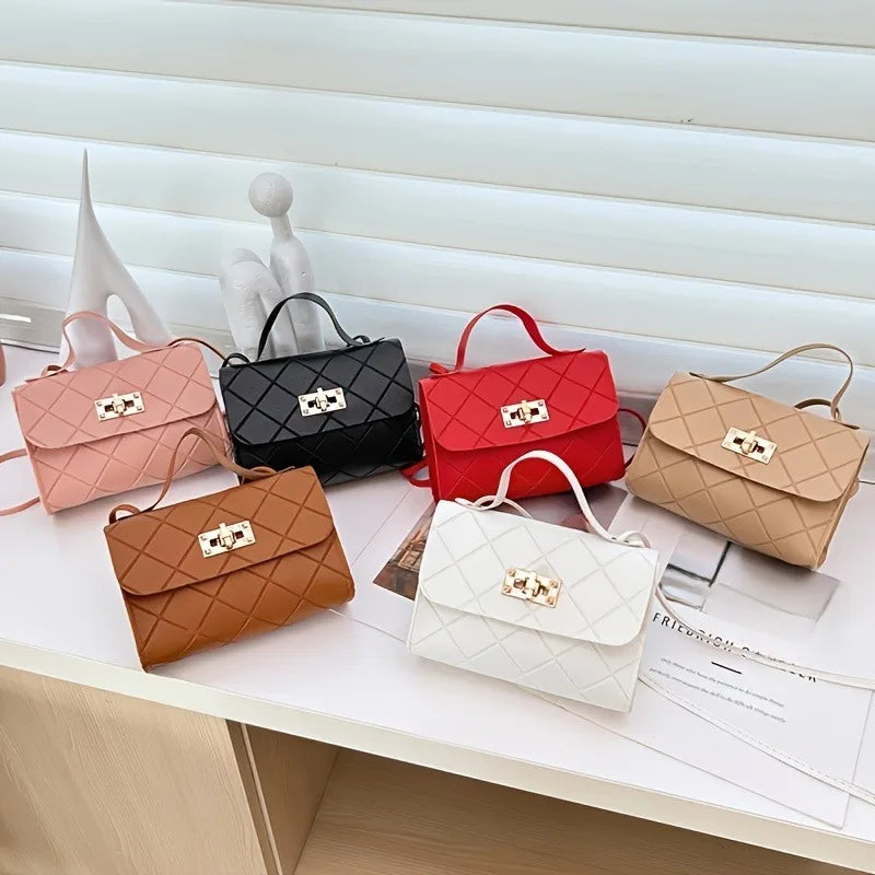 2025 Small Messenger Bag For Women Trend Lingge Embroidery Camera Female Shoulder Bag Fashion Chain Ladies Crossbody Bags Chic