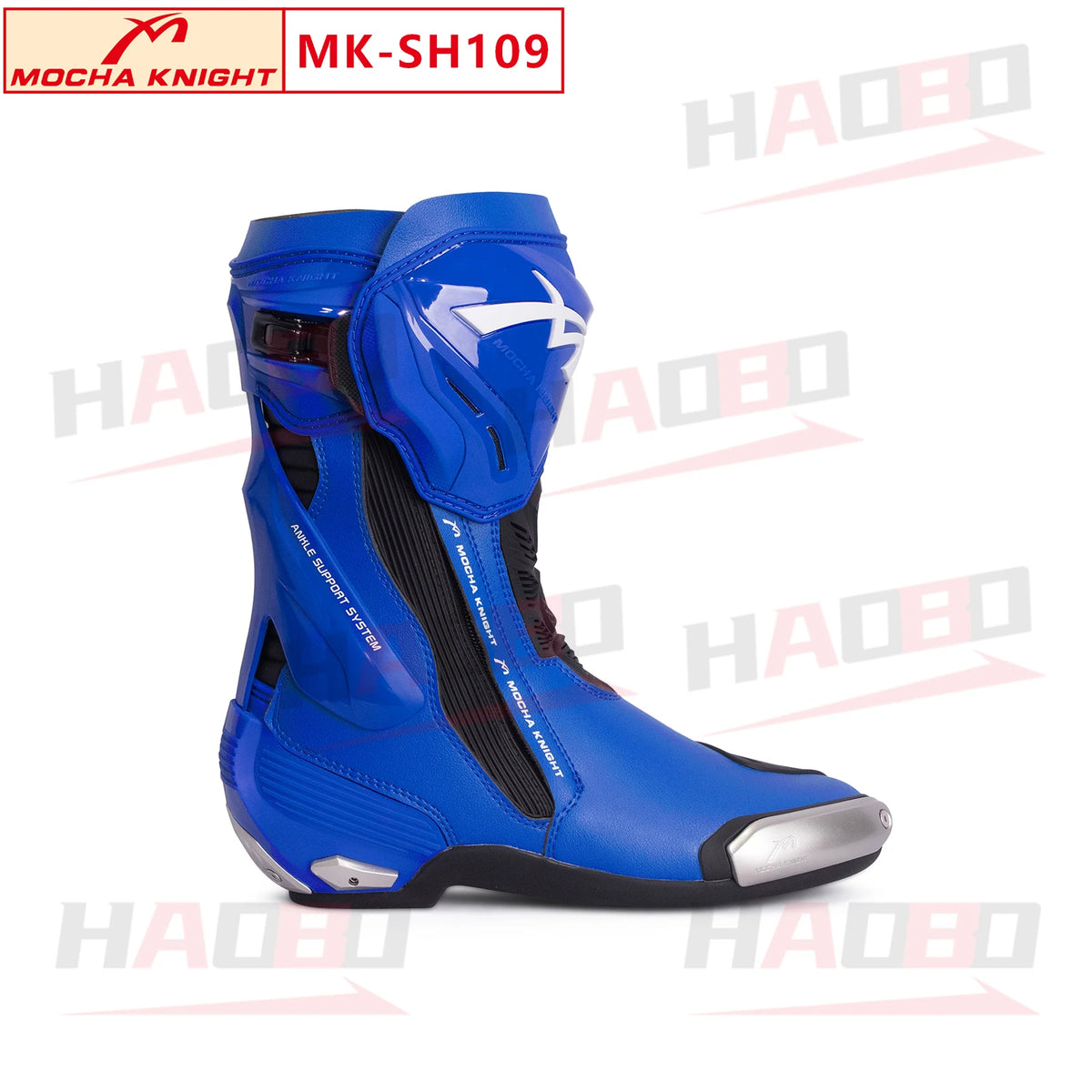 BENKIA SH109 Mocha Motorcycle Boots CE Certification Professional Track Riding Botas Men Women Anti Slip Waterproof Boots
