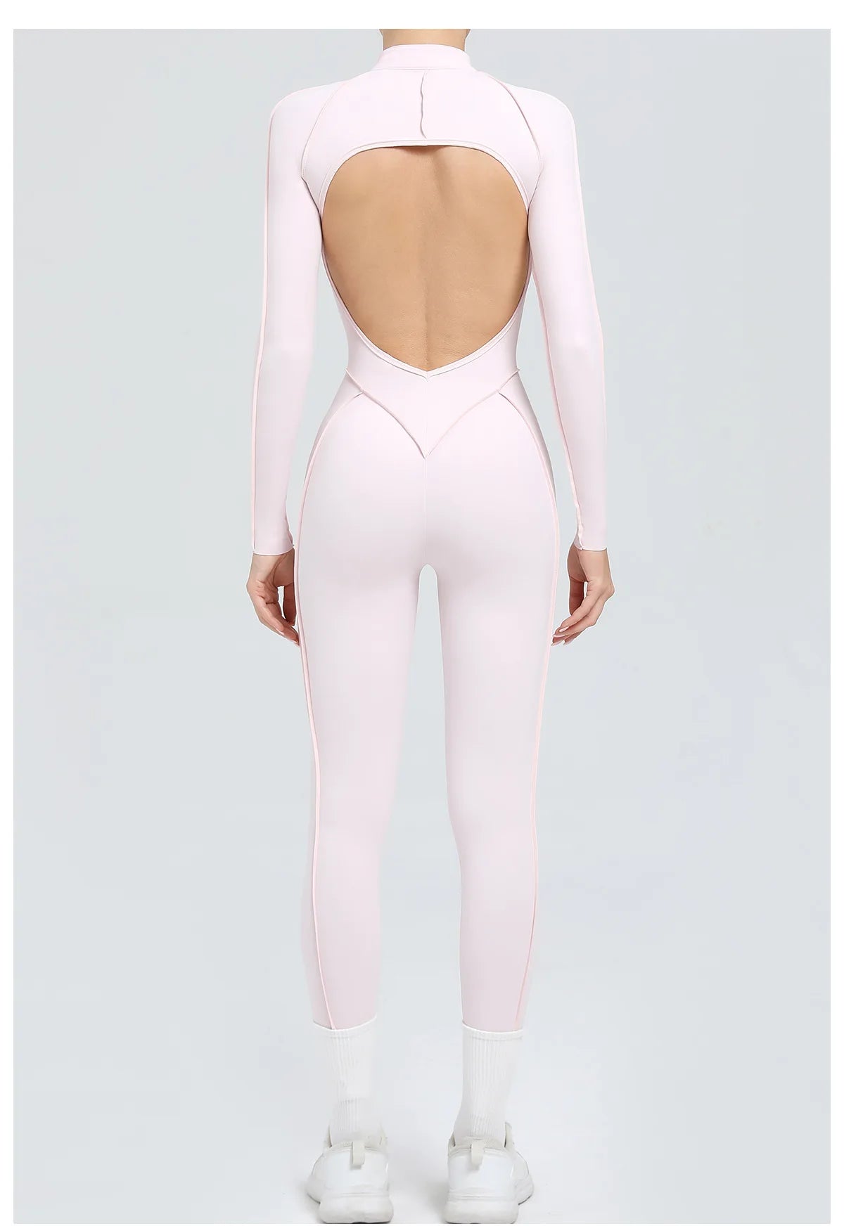 One Pieces Long Jumpsuits Sexy Womens Overalls Mono Streetwear Yellow Body Long Sleeves Woman Clothing Summer Gym Sportswear