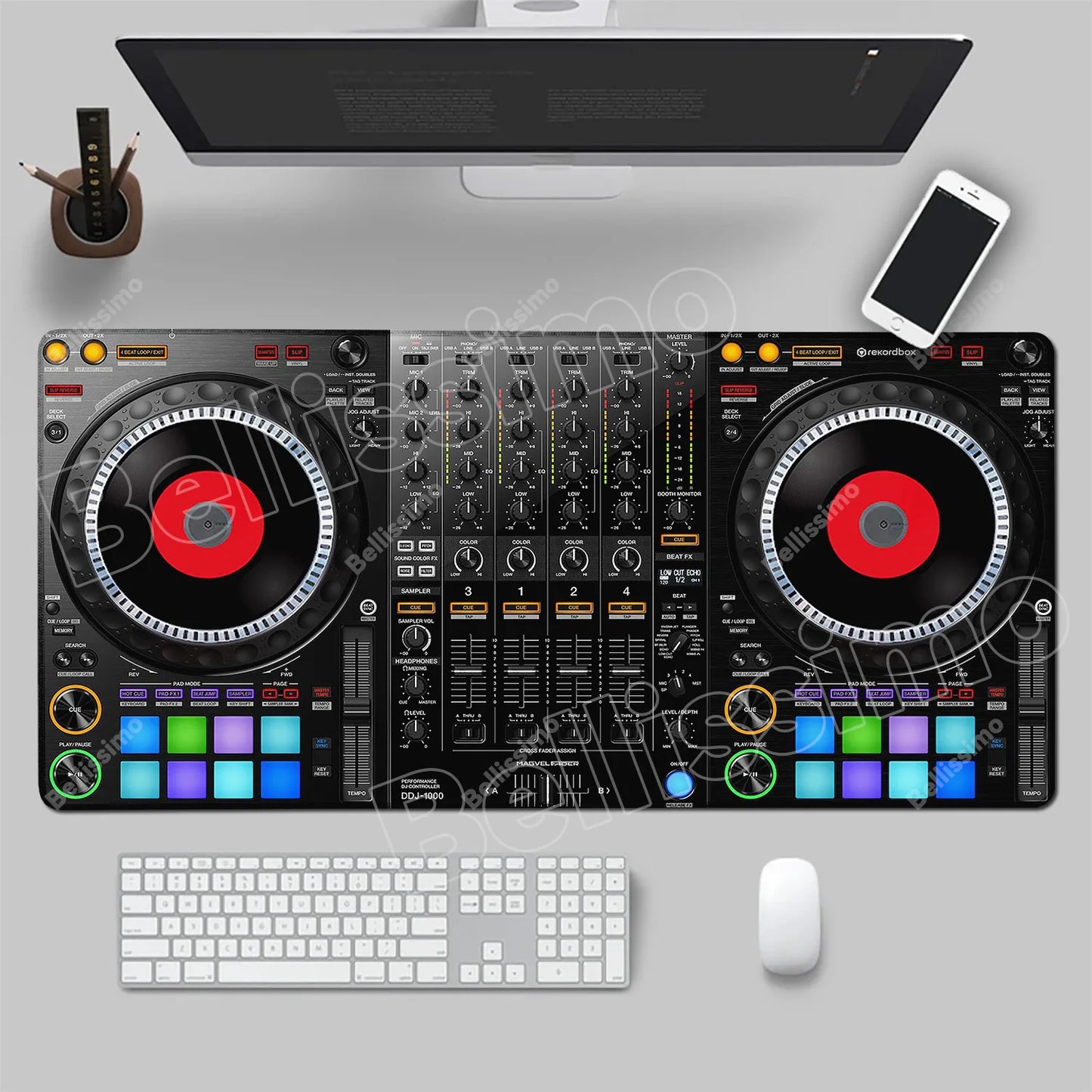 Mouse Pad Music Radio Dj Panel Gamer printon demand Custom Computer MousePad Natural Rubber Office Soft PC Accessory Desktop Pad