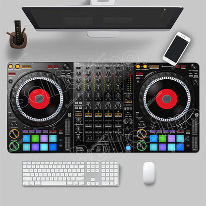 Mouse Pad Music Radio Dj Panel Gamer printon demand Custom Computer MousePad Natural Rubber Office Soft PC Accessory Desktop Pad