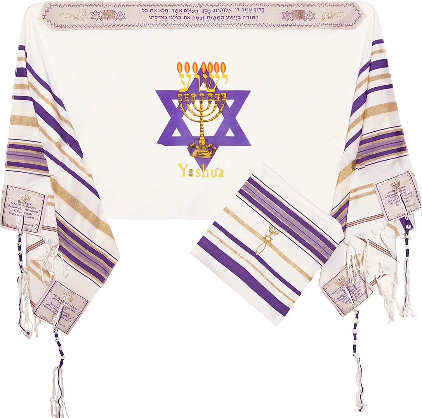 2026 Unisex Jewish Tallit Prayer Shawl Talis Scarf Lord Prayer Head Holy Spirit Pilgrim Shawls Red Ethnic Wraps Fashion 50x180cm