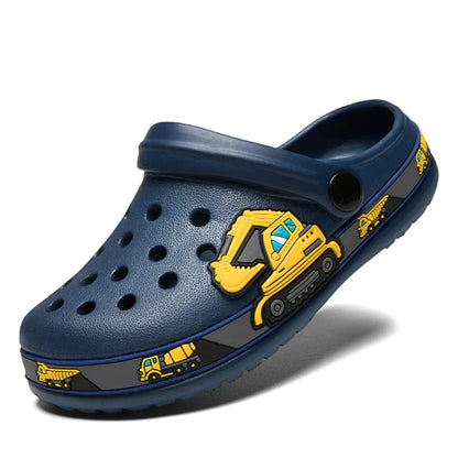 New Fashion Cartoon Sandals for Kids Summer Slippers Boys Girls Casual Garden Shoes Hollow-out Beach Shoes Clogs for Children