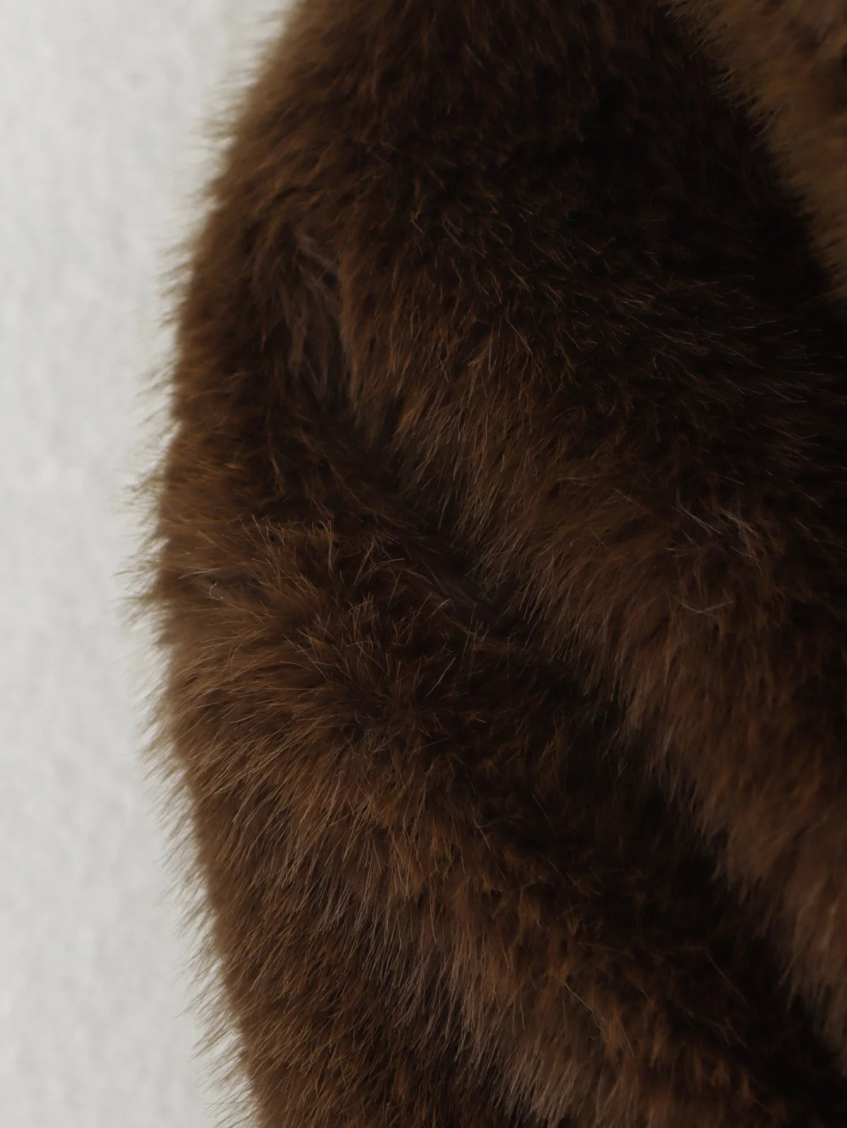 HH Women Casual Brown Short Faux Fur Coat Turn-Down Collar Long Sleeve Jacket 2025 Autumn Winter Loose High Street Outwear