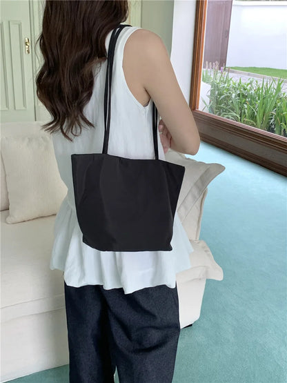 Casual Nylon Bucket Bags for Women Shoulder Bag Fashion Soft Women Bag NEW Tote Purses and Handbags Female Shopper Commuter Bags