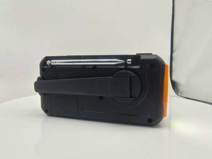 5000mAh/18500mWh Emergency Hand Crank Radio,AM FM NOAA Weather Alert Radio, Digital Display,4 Way Powered Hand Crank,Solar Radio