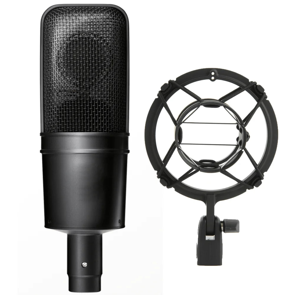 Hot Sale AT4040 Professional Large Diaphragm Condenser Voice Over High Sensitivity Microphone for Studio Recording Podcasting