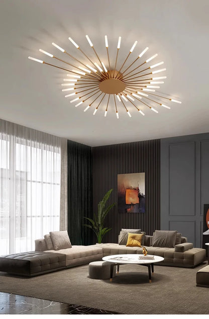 Modern Firework s Led Ceiling Lamp Creativity Living Dining Room Ceiling Chandelier Home Lighting Bedroom Light Luster Luminaire