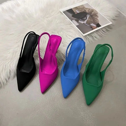 2026Sexy Women High Heels Luxury Pointed Toe Women's Pumps Fashion Shallow Sandals Stiletto Heels Women Party Wedding Shoes