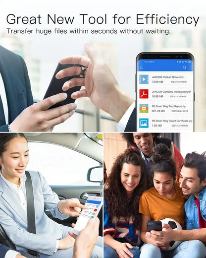 2026 New Jakcom R5 Smart Ring 6 RFID Cards Smart Sharing Smart Wearable Device for GPS ID IC NFC IOS Android WP Mobile Phones