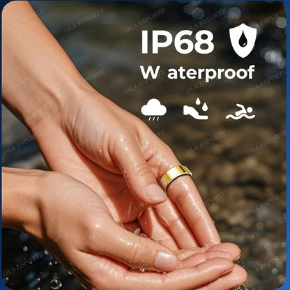 2026 New Smart Ring GPS Motion Modes Remote Control Camera Heart Rate Blood Oxygen/Pressure Outdoor Sports Waterproof Smartring