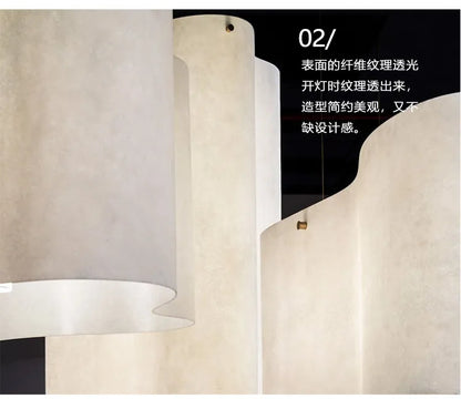 Designer Cloud Pendant Light for High Ceiling Lobby Wabi Sabi LED Hanging Chandelier For Parlor Restaurant Hotel Project Lights