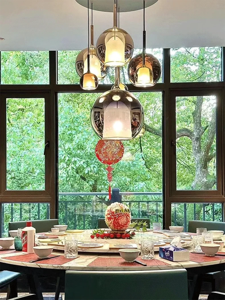 Modern Home Decor LED Lights Pendant Light Lamps For Living Room Chandeliers For Dining Room Hanging Light Indoor Lighting