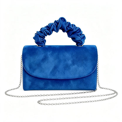 Women's Evening Bag, Faux Suede Solid Color Evening Dress Handbag, Suitable for Business, Commuting, Portable Makeup Bag, Wallet, Ideal for Prom, Parties, Weddings, and Holiday Gatherings