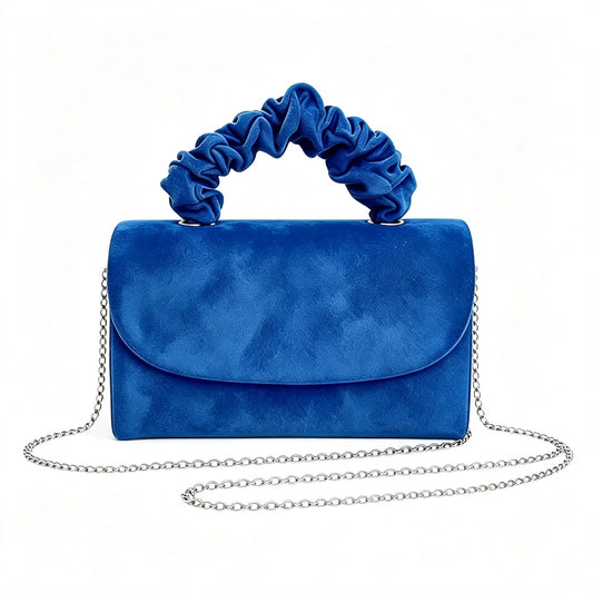 Women's Evening Bag, Faux Suede Solid Color Evening Dress Handbag, Suitable for Business, Commuting, Portable Makeup Bag, Wallet, Ideal for Prom, Parties, Weddings, and Holiday Gatherings