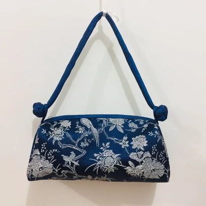 Fashion Luxury Chinese Style Silk Bag Women Handbag Japanese Hand Embroidery Totes Cheongsam Female Cosplay Bags Clutch Purses