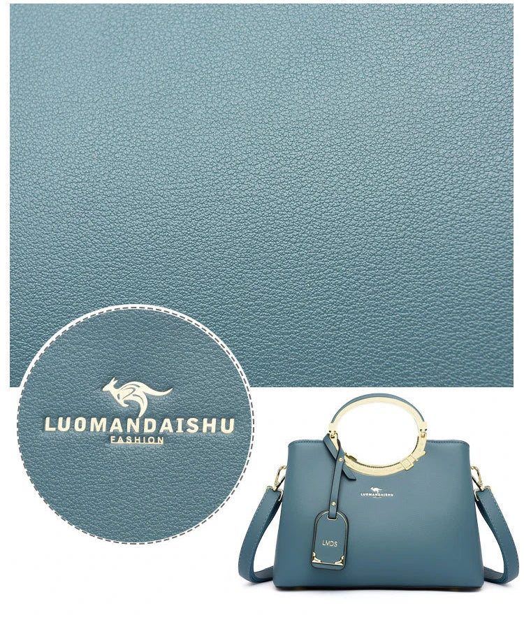 3 Layer Large Capacity Tote Bag Luxury Handbags Women Bags Designer Shoulder Bag High Quality Soft Leather Purses and Handbags