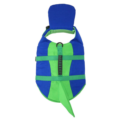 Pet Swimming Life Jacket Safety Vest For Dogs Swim Adjustable in Pool Surfing Drifting Dog Clothes Life Rescue Vest With Tail