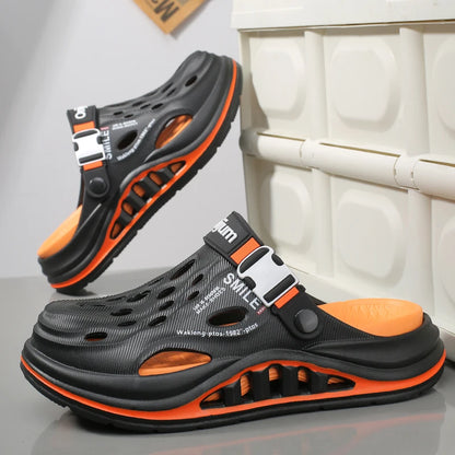 Summer Men's Beach Clogs Outdoor Sandals Comfortable Slippers EVA Slides For Men Casual Garden Shoes Male Women Beach Slippers