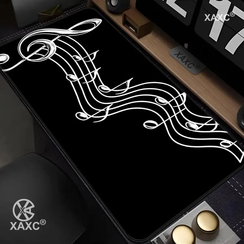 Musical Symbols Mouse Pad large keyboard mouse desk pad non-slip rubber gaming mouse pad laptop mouse carpet XAXC