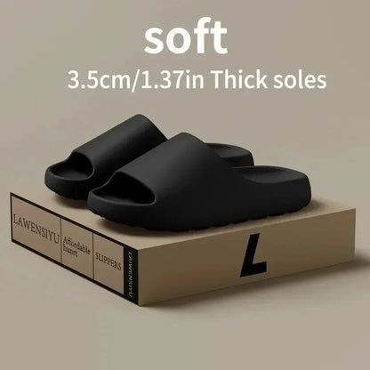 Women's Slippers EVA Soft Thick Soled Summer Fashion Slippers & Men's  Slides Beach Sandals