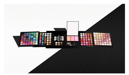 New Multi-function Makeup Kit Full Set Box For Women Waterproof Lips Blush Foundation Beginner Travel Portable Palette