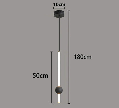 1pc Modern Home Decor LED Lights Bedroom Lamp Bedside Pendant Light Lamps LED Chandeliers Hanging Light Indoor Lighting