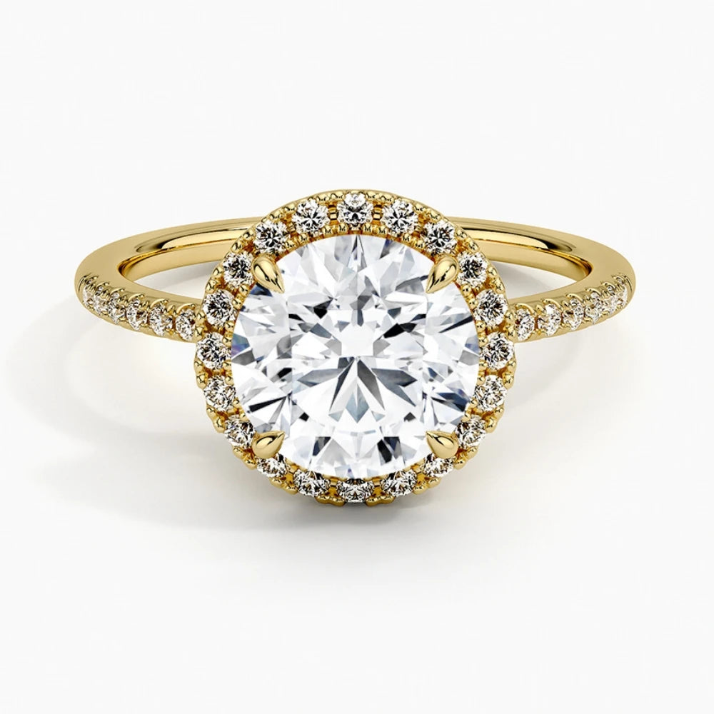 0.8-6Ct Cushion Cut Moissanite Solitaire Engagement Ring Fashion Wedding Rings for Women S925 Sterling Silver with Certificate