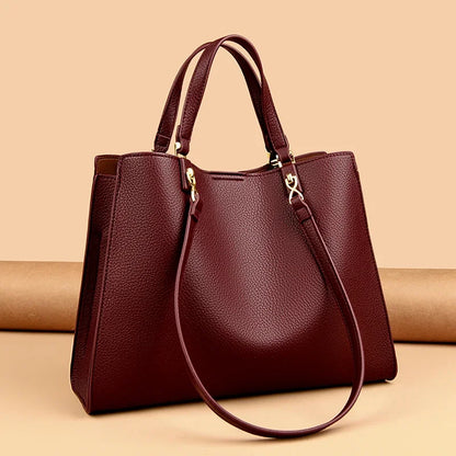 Genuine Brand Luxury Designer Women Bags High Quality Leather Shoulder Crossbody Messenger Tote Bag Large Handbag Purses