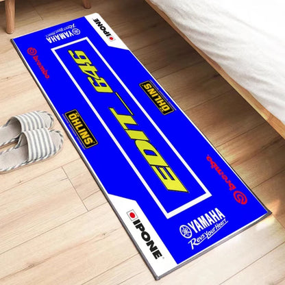 YAMAHA Motorcycle Carpet Garage Mat Racing Cool Moto Display Motorcycle Display Mat Anti-slip Home Decoration Living Room Rug