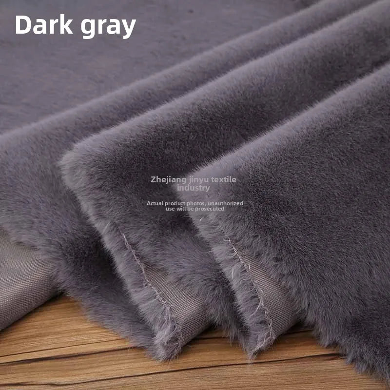 Thickened Imitation Mink Fur Grass Plush Fabric for Soft DIY Sewing Handmade Coat Vest Toy Doll Clothing Fashion Cloth Material