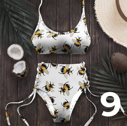 Bandage Bikini Sport Swimwear Women Swimsuit High Waist Bikini Set Push Up Maillot De Bain Femme Beachwear 2026 Bathing Suit