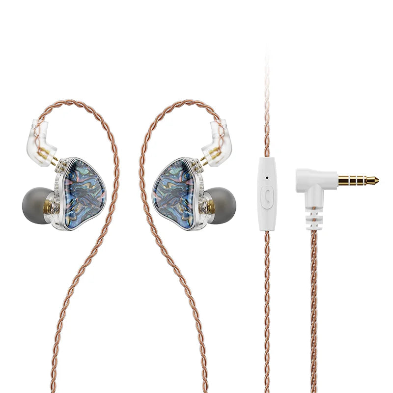 NICEHCK DB2 Wired Earbud IEM 1DD+1BA Hybrid Dual Driver HiFi Earphone With 0.78 2Pin Interface Warm Vocal Music In Ear Monitor