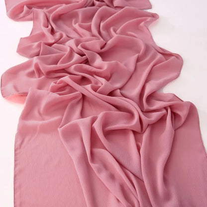 180*70CM Chiffon Hijabs For Woman Soft Long Turban Veil Scarves Muslim Hijab Shawls Islam Women Head Wraps Accessoires Ramadan