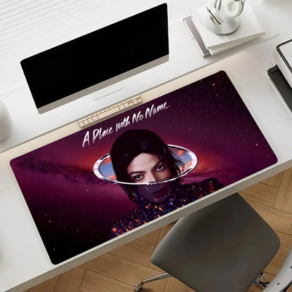 Singer M-Michael J-Jackson Mouse Pad Non-slip Rubber Gamer Balance Computer Mat Decoracion Deskmat Laptop Office Large