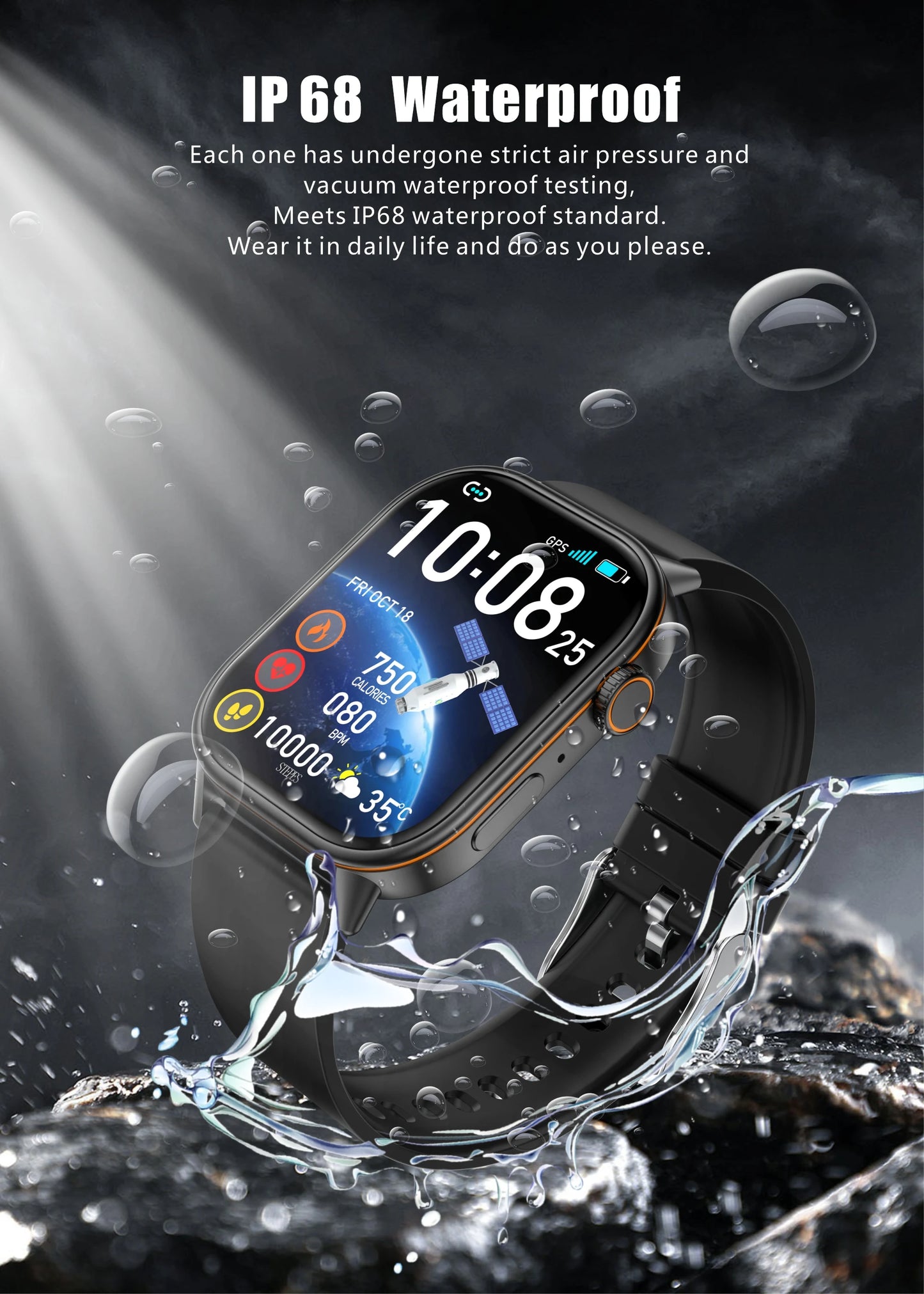 2026 New Multifunctional Smartwatch Women Gift Built-in GPS Bluetooth Call Music Fitness Sports Bracelet Sleep Monitor Watch Lad