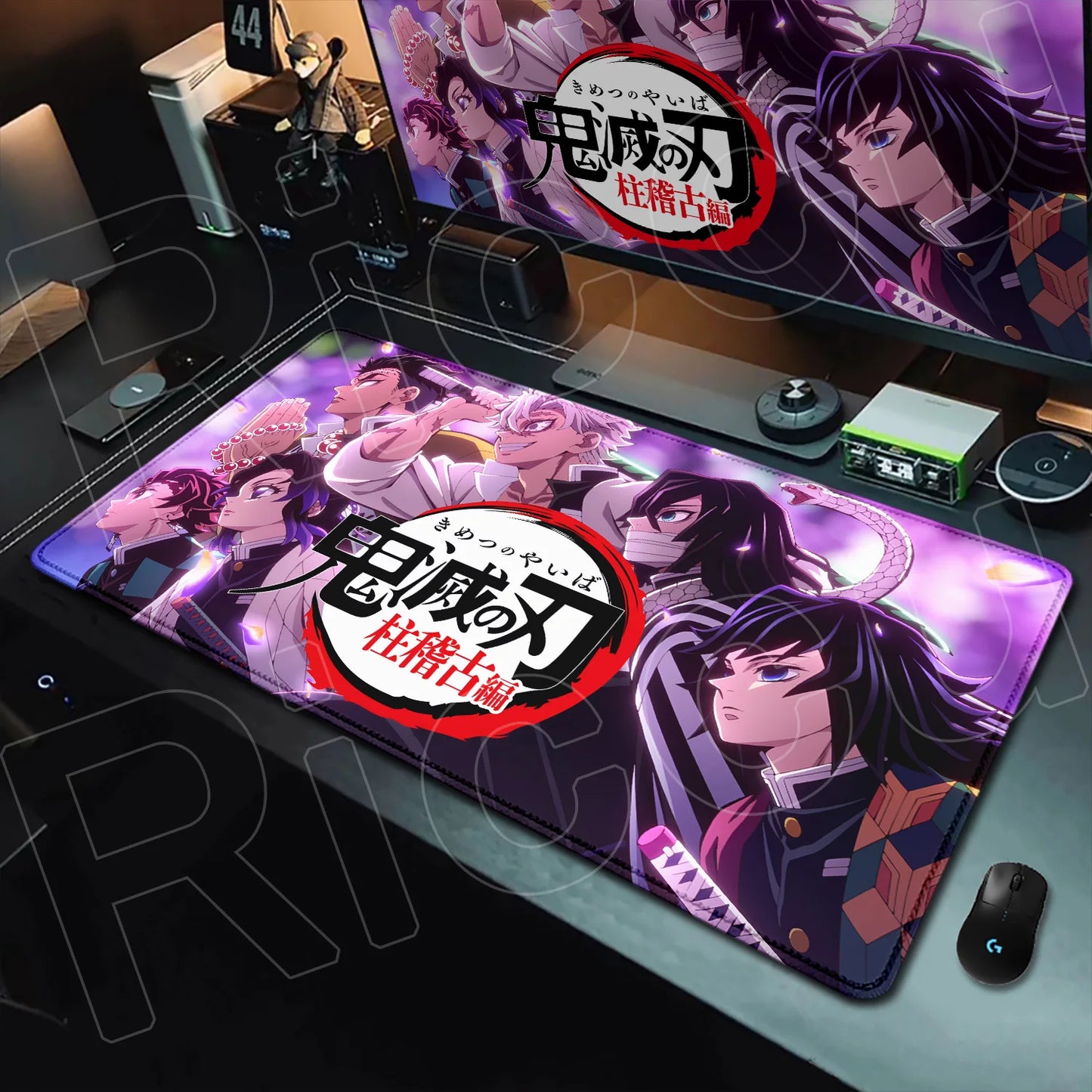 HD Printing Anime Mousepad Non-slip Rubber Base Office Deskmat XXL Student Writing Keyboard D-Demon Slayer Pc Gaming Accessories