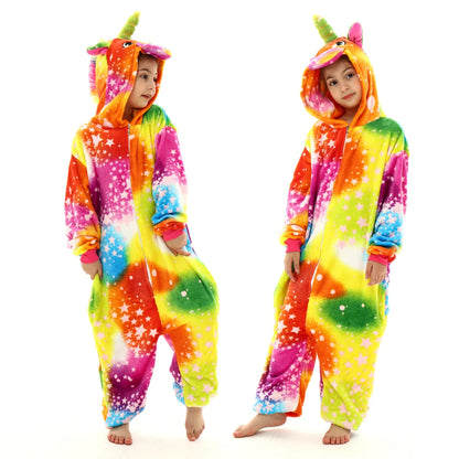 S M L XL Women One-piece Pajama Plush Flannel Jumpsuit Adult Winter Kigurumi Anime Onesies Halloween Unicorn Cosplay Costumes