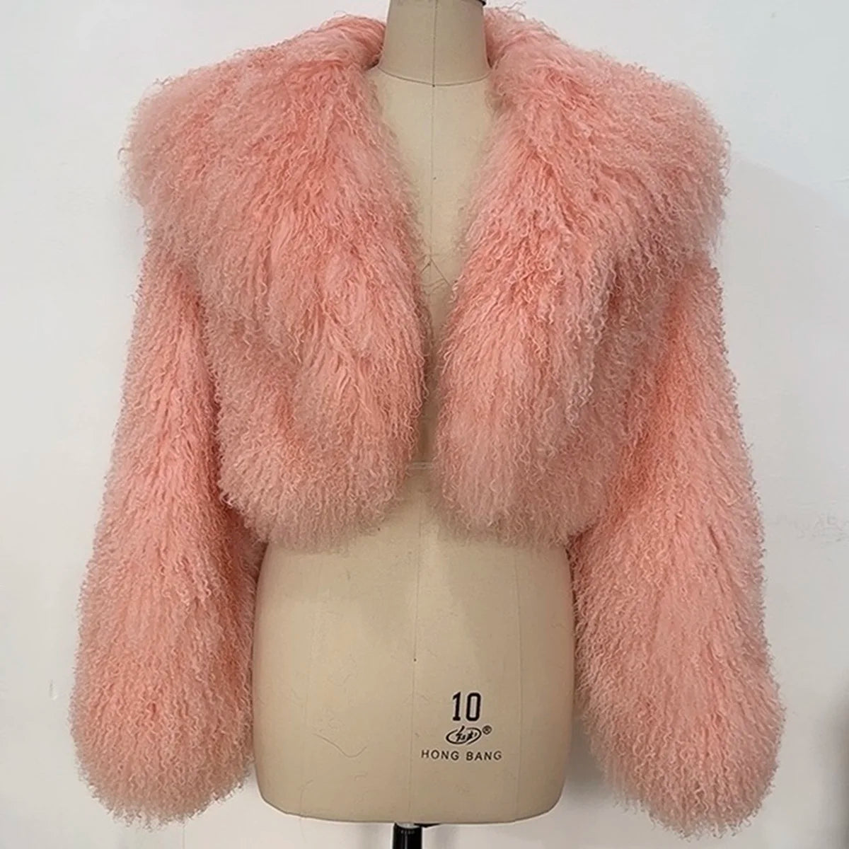 Mongolian Sheep Fur Women Coat Winter Warm Real Fur Cloth 2026 Natural Sheep Fur Clothes