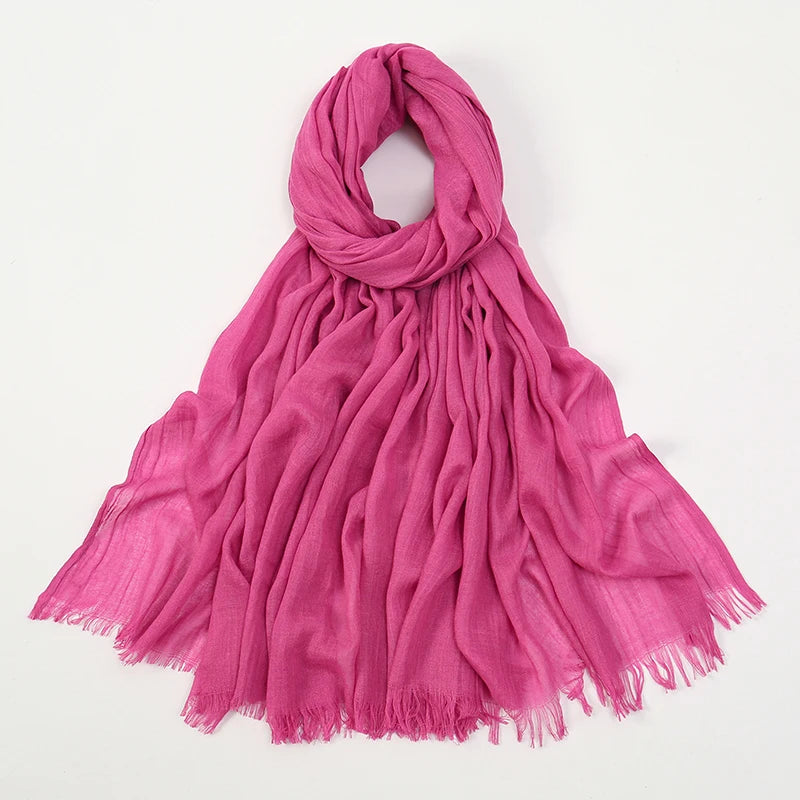 55 Color 110x180cm Big Size Modal Muslim Jersey Hijab Women Solid Scarf Ramadan Long Shawl Plain Soft Turban Wraps Headband