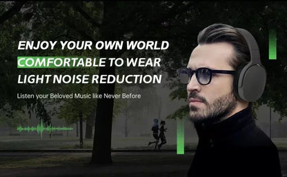 Hot Wireless Bluetooth Headphones Over Ear Hifi Stereo Headset True Sports Earphones TF AUX Music Player with HD Mic