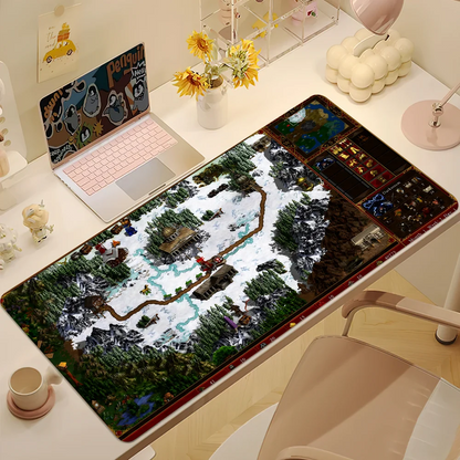 H-Heroes of M-Might and Magic 3 Mouse Pad Non-slip Thickened MousePad Large Writing Lockedge Office Student Gaming Cushion