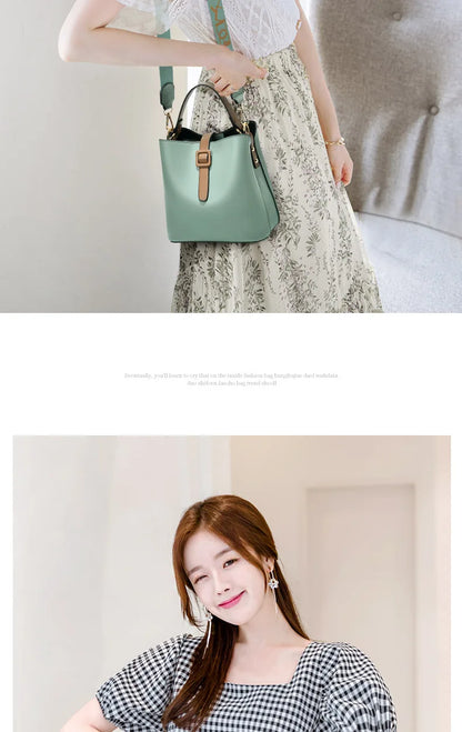 Fashionable Wide Shoulder Strap Women Handbag Classic Retro Small Square Bag Luxury Brand Designer Single Shoulder Crossbody Bag