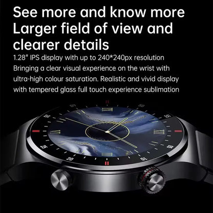 2025 NFC Bluetooth Call Smart Watch Men Full Screen GPS Sports Bracelet Waterproof ECG Health Monitor SmartWatch for IOS Android