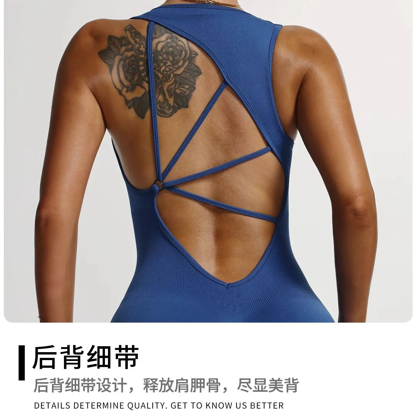 Seamless Yoga Jumpsuit Backless Romper Criss Cross Bodysuit Women Scrunch Butt Lift Workout Gym Fitness Clothing One Piece